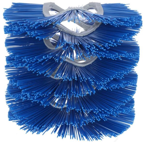 Bürstenringe für Pfahlbürste Maxi, blau 8 Stk.