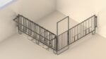 Kerbl Einzelset Modulare Zaunaufstallung für 3er-Kälbergruppe mit Wandbefestigung