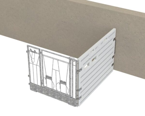 Kerbl Modulare Kälberbox Erweiterung wandständig