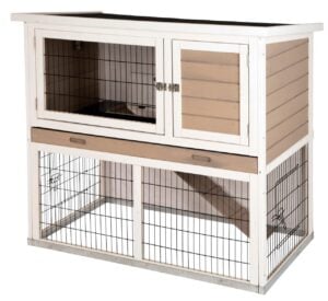 Nagerstall Lucky mit Metall- rahmen am Boden, 115x65x100 cm