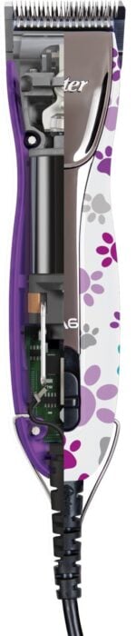 Oster Scherm. A6 slim, mit Pfotendruck, gummierter Griff