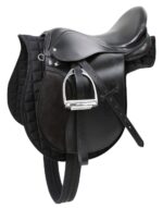 Haflinger Sattelset, schwarz