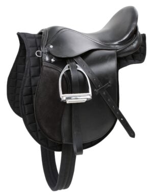 Haflinger Sattelset, schwarz