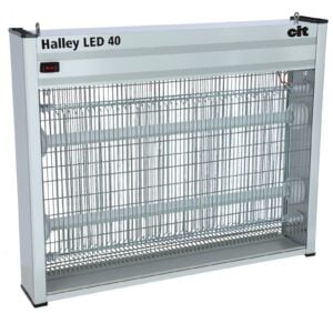 Elektr. Fliegenvernichter Halley LED 40, grün