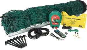 Geflügelnetz-Set 50 m, grün inkl. 230V Gerät + Zubehör