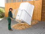 CalfHouse PE UV+ mit leichter Umzäunung, mit zusätzlichem UV-Schutz
