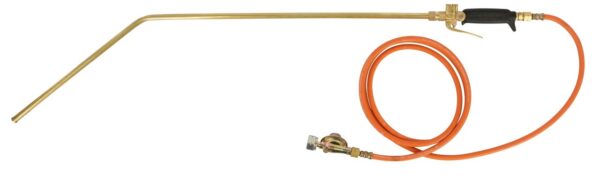 Euterhaarentferner 3m Schlauch Gasflaschen-Anschl, geb. Lanze