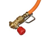 Euterhaarentferner 1,5m-Schl., für Gaskartusche, gebog. Lanze