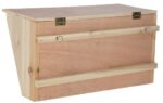 Heuraufe mit Sitzbrett 37 x 17 x 20 cm