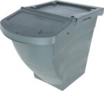 Futterbox stapelbar, mit Deckel 60 Liter