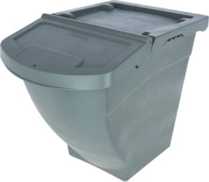 Futterbox stapelbar, mit Deckel 60 Liter